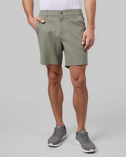 Men's Smart Casual Chino Shorts - Forest Fog